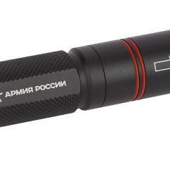 Фонарь MB-603 АРМИЯ РОССИИ универс. 1.5Вт алюм. 1хАА блист. ЭРА Б0030196
