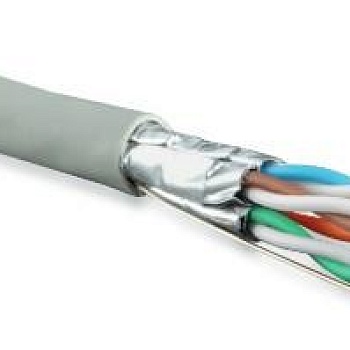 Кабель витая пара U/FTP кат.6 4х2х23AWG solid LSZH нг(А)-HF UFTP4-C6-S23-IN-LSZH-GY-500 500м (м) Hyperline 47958