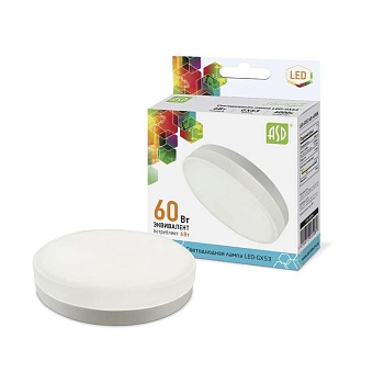 Лампа светодиодная LED-GX53-standard 6Вт таблетка 4000К нейтр. бел. GX53 540лм 160-260В ASD 4690612005089