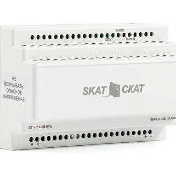 Источник бесперебойного питания SKAT-12DC-1.0 L Li-ion АКБ 5200мА.ч 7.4В 12В 1А Бастион 595