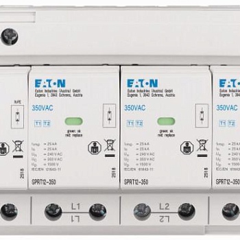 Устройство защиты от скачков напряжения TN TN-C-S TN-S TT класс B+C EATON 195236
