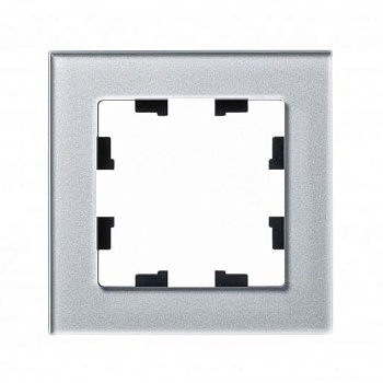 Рамка 1-м AtlasDesign Nature стекло алюм. SchE ATN320301