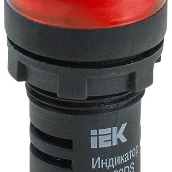 Арматура светосигнальная AD-22DS 12В AC/DC красн. IEK BLS10-ADDS-012-K04