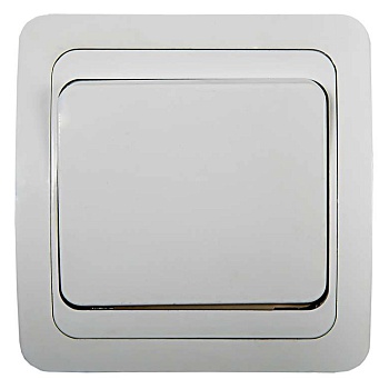 Выключатель 1-кл. СП Classico 10А IP20 2021 бел. ASD / IN HOME 4680005959846