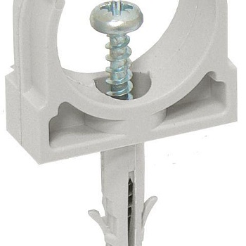 Держатель с защелкой и дюбелем CT16 IEK CTA10D-CT16-K41-100