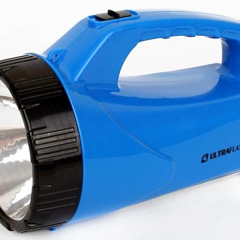 Фонарь LED3818SM (аккум 220В 3Вт LED+12SMD LED 2 режима SLA син.) Ultraflash 12104 / 12889