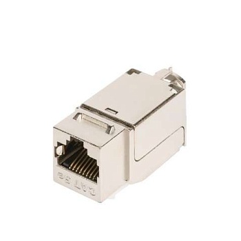 Модуль-вставка Keystone кат.5e (класс D) 100МГц RJ45/8P8C FT-TOOL/110/KRONE T568A/B полный экран метал. NIKOMAX NMC-KJSD2-FT-MT