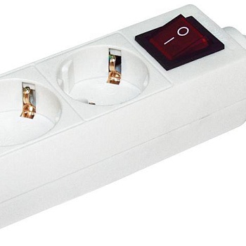Удлинитель 2х5м с заземл. 16А IP20 У02К с выкл. 2P+PE IEK WYP10-16-02-05-ZK-N