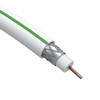 Кабель коаксиальный SAT 703 B.CCS/(оплетка Al. 75%) PVC 75Ом бел. 100м SIMPLE (м) Эра Б0044608