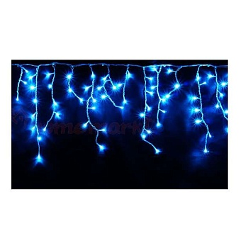 Гирлянда "Сосульки" 100 LED уличная 2м соед. до 10 шт. син./мерц./холодный SHLights 4690601042002