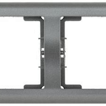 Рамка 4-м BOLERO РГ-4-БА горизонт. антрацит IEK EMB40-K95