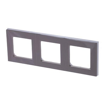 Рамка Levit 3п кофе макиато/бел. ABB 2CHH015030A6018