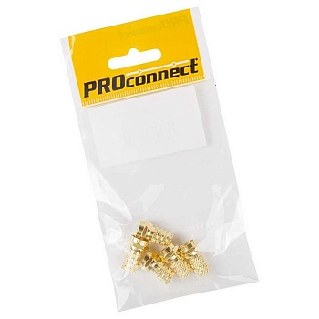 Разъем F-Разъем RG-6 GOLD (уп.5шт) PROCONNECT 05-4003-5-9