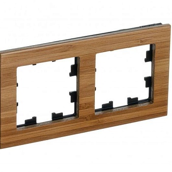 Рамка 2-м AtlasDesign Nature дерево бамбук SchE ATN353202