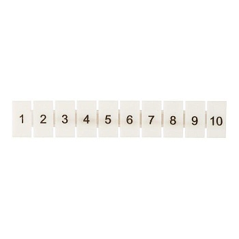 Маркеры для JXB-ST 2.5 с нумерацией 1-10 (уп.10шт) PROxima EKF zb-st-2.5-1-10