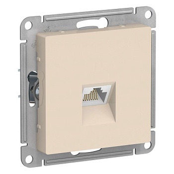 Механизм розетки компьютерной AtlasDesign RJ45 кат.5E беж. SchE ATN000283