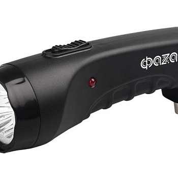 Фонарь ручной AccuF2-L04-bk 4LED аккумулятор 400мА.ч 2 режима: 100проц./25проц. выдвижная вилка; индикатор зарядки черн. ФАZА 5000797