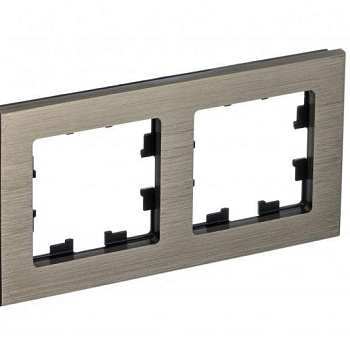 Рамка 2-м AtlasDesign Nature металл латунь SchE ATN312202
