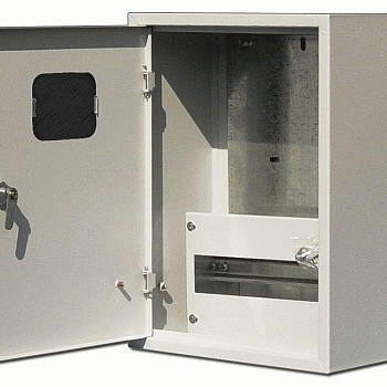 Корпус учетный навесной ЩРУН-1/12 400х300х160 IP31 1-фазн. 12мод. метал. SchE 30401DEK