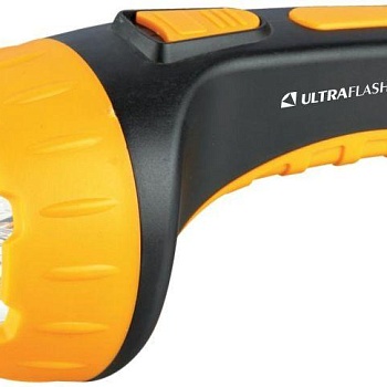 Фонарь LED 3815 (аккум 220В черн./желт. 15 LED; 2 режима SLA пласт. короб) Ultraflash 9217