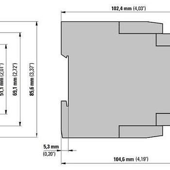 Реле контроля уровня 24-240V AC 50/60Гц 24-240V DC 0.1-1000кОм EMR6-N1000-A-1 EATON 184757