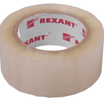 Скотч упаковочный 48ммx66м 50мкм прозр. Rexant 09-4202