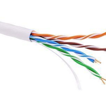 Кабель информационный неэкранированый U/UTP 4х2 кат.5е PVC бел. DKC RN5EUUPV3WH