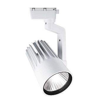 Светильник светодиодный PTR 0125-2 25Вт 4000К IP40 24град. трековый WH бел. JazzWay 5023963