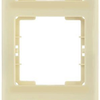 Рамка 3-м BOLERO РВ-3-БК верт. крем. IEK EMB31-K33