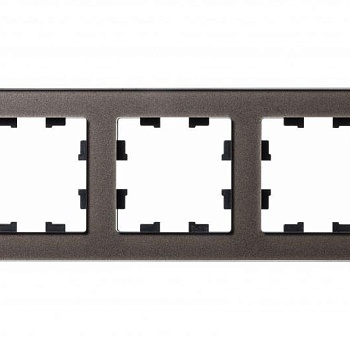Рамка 3-м AtlasDesign Nature стекло мокко SchE ATN320603