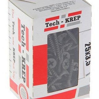 Саморез 3.5х25 гипсокартон-металл (уп.200шт) коробка Tech-Krep 102129