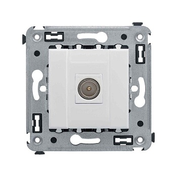 Розетка TV СП Avanti "Белое облако" оконечная DKC 4400503
