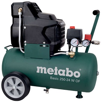 Компрессор безмасляный Basic 250-24 W OF 1.5кВт 24л Metabo 601532000