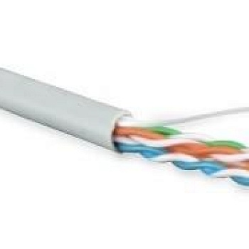 Кабель витая пара U/UTP кат.5e 4х2х24AWG solid PVC UUTP4-C5E-S24-IN-PVC-GY-305 сер. 305м (м) Hyperline 41903