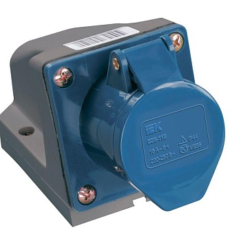 Розетка ОП 32А 220В 2P+PЕ ССИ-123 IP44 IEK PSR11-032-3
