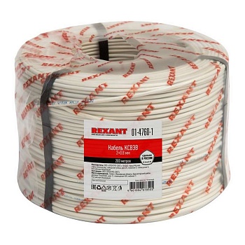 Кабель КСВЭВ 2х0.8 (м) Rexant 01-4760-1
