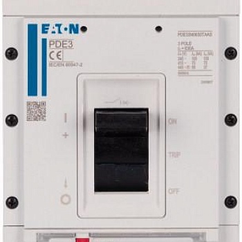 Выключатель автоматический 3п 630А 70кА PDE33N0630TAAS PDE ТМ-расцеп. EATON PDE33N0630TAAS