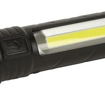 Фонарь светодиодный UA-501 универсальный аккумуляторный COB+LED 5Вт резина ЭРА Б0052743