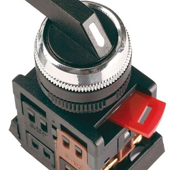 Переключатель ALC-22 на 2 полож. черн. 1з+1р IEK BSW10-ALC-2-K02