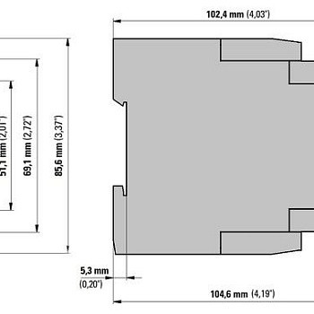 Реле контроля чередования фаз 200-500В 50/60Гц EMR6-F500-G-1 EATON 184789