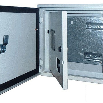 Корпус учетный навесной ЩРУН-1/7 300х310х150 IP54 1-фазн. 7мод. метал. SchE 30410DEK