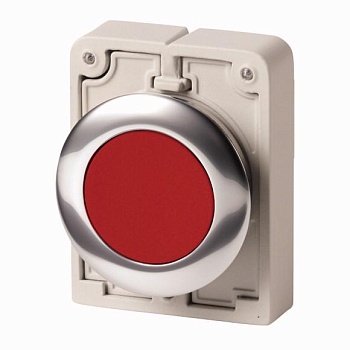 Кнопка плоская 30мм M30C-FD-R красн. EATON 182918