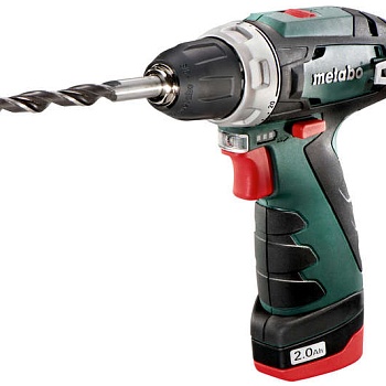 Винтоверт аккумуляторный PowerMaxx BS 12В 1х2.0 патрон сумка Metabo 600079500