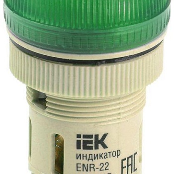 Арматура светосигнальная ENR-22 230В зел. IEK BLS40-ENR-K06