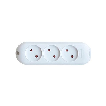 Колодка удлинителя 3N-SMART 3-м 5230 10А без заземл. IN HOME 4690612010441