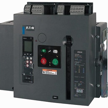Выключатель автоматический воздушный 4п 1250А 65кА IZMX40B4-V12F-1 LI стац. EATON 183896
