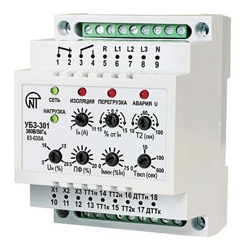 Блок защиты универсальный УБЗ-301 63-630А НовАтек-Электро 3425663301