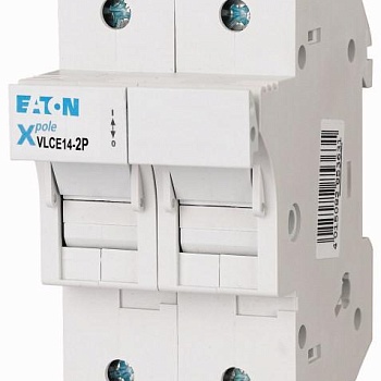 Держатель/разъединитель цилиндр. вставок 14х51 2Р CE14-2P EATON 192376
