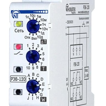 Реле времени РЭВ 120 230/240В НовАтек-Электро 3425601120