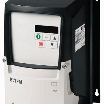 Преобразователь частоты DC1 1~/1~230В 4.3А 0.37кВт IP66 DC1-S24D3NN-A66CE1 EATON 186080